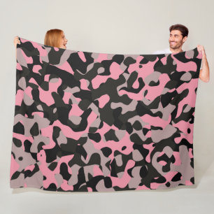 Kat Camo Fleece Deken