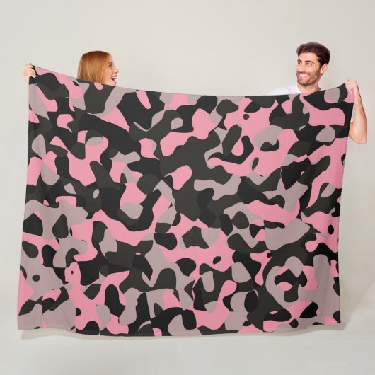 Kat Camo Fleece Deken (In situ)