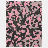 Kat Camo Fleece Deken (Voorkant)