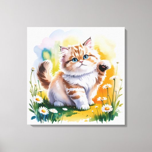 Kat Canvas Afdruk (Voorkant)