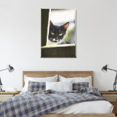 Kat Canvas Afdruk (Insitu (Slaapkamer))