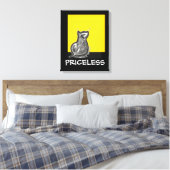 Kat Canvas Afdruk (Insitu (Slaapkamer))