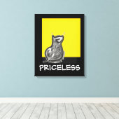 Kat Canvas Afdruk (Insitu (Houten vloer))