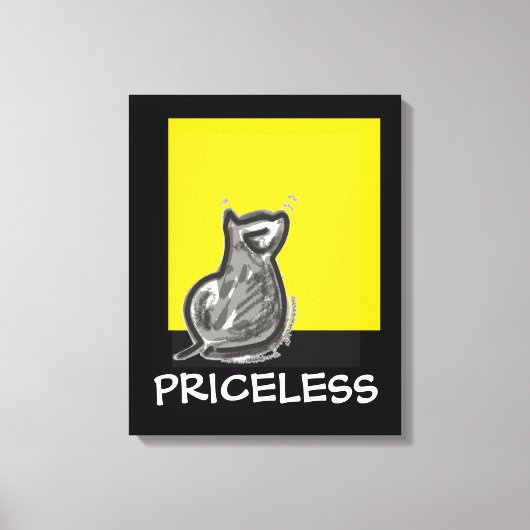 Kat Canvas Afdruk (Voorkant)