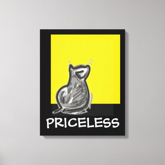 Kat Canvas Afdruk (Voorkant)