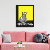 Kat Canvas Afdruk (Insitu (Woonkamer))