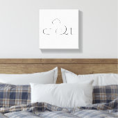 Kat Canvas Afdruk (Insitu (Slaapkamer))