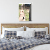 Kat Canvas Afdruk (Insitu (Slaapkamer))