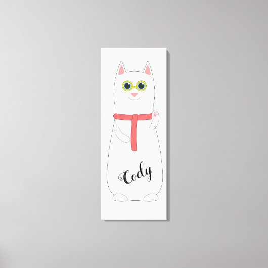 Kat Canvas Afdruk (Voorkant)