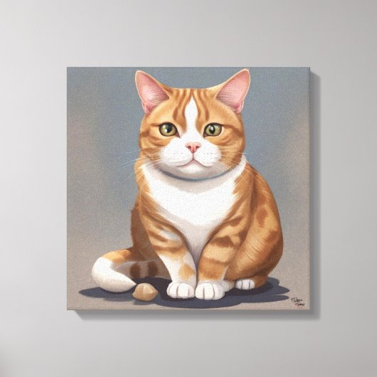 Kat Canvas Afdruk (Voorkant)