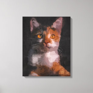 Kat Canvas Afdruk