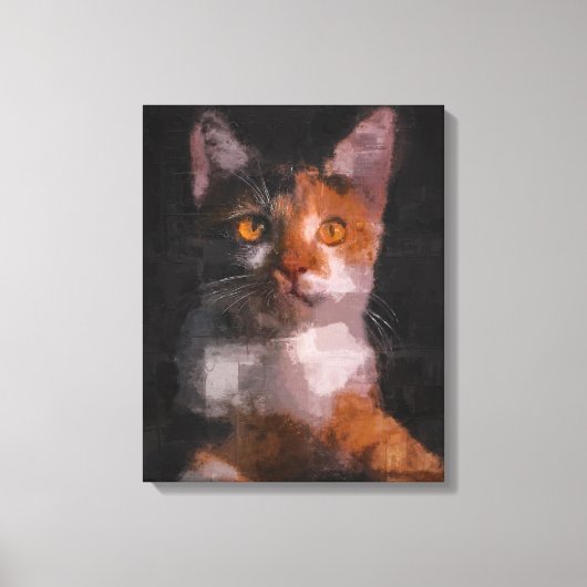 Kat Canvas Afdruk (Voorkant)