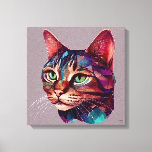 Kat Canvas Afdruk (Voorkant)