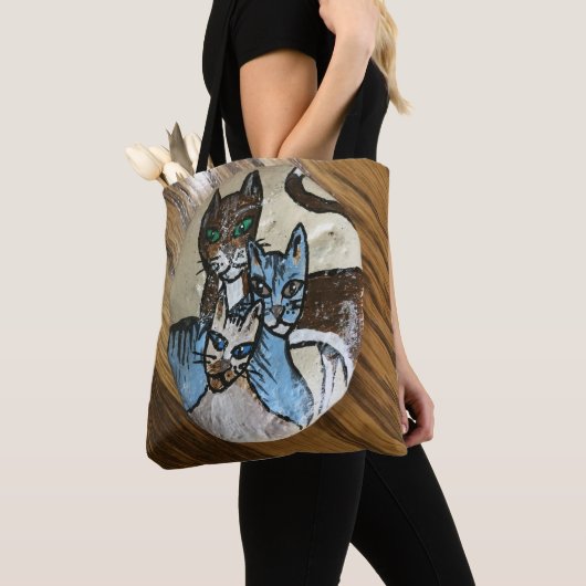 Kat-Canvas tas (Dichtbij)