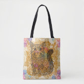 Kat-Canvas tas (Voorkant)