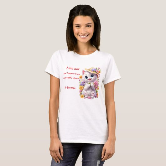 Kat-Canvas tas T-shirt (Voorkant volledig)