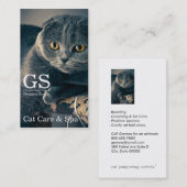 Kat Care Pet Boarding en spa Visitekaartje (Voorkant / Achterkant)