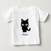 Kat cartoon baby shirt (Voorkant)