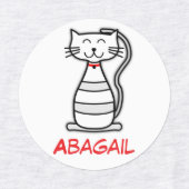 Kat-Cartoon Labels (Design 2)