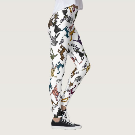 Kat Cartoon Leggings (Rechts)