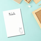 Kat Cartoon Leuk Knipperen Kat Eenvoudig Post-it® Notes