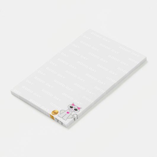 Kat Cartoon op maat gesneden Post-it® Notes (Schuin)