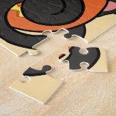 Kat cartoon puzzel (Zijkant)
