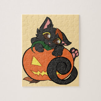 Kat cartoon puzzel