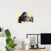 Kat Catastrofe, Louis Wain Poster (Thuiskantoor)