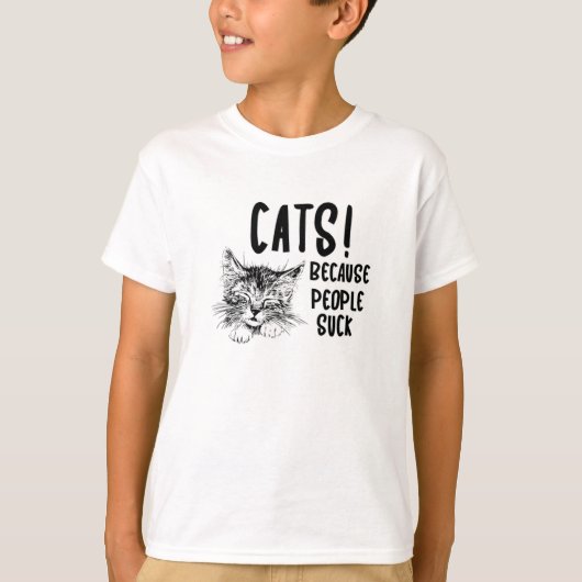 Kat Cats Pet Kitten Cat Lover Cute Funny Gift Idee T-shirt (Voorkant)