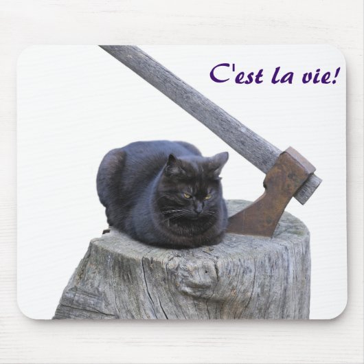 kat, C'est la vie! Muismat (Voorkant)