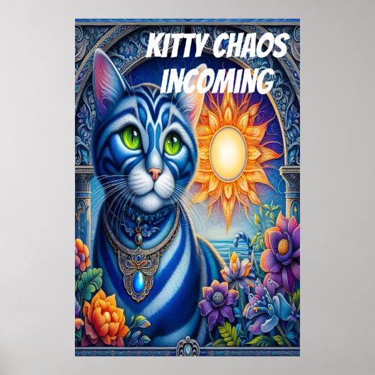 Kat chaos binnenkomend poster (Voorkant)