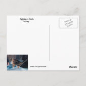 Kat Chat in Ephesus Briefkaart (Achterkant)
