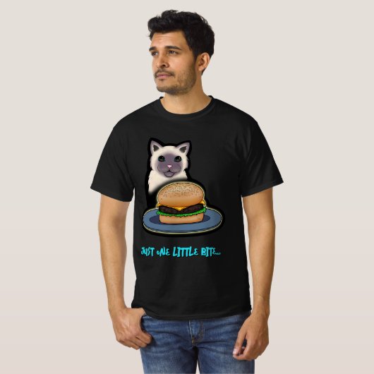 Kat Cheeseburger T-Shirt (Voorkant volledig)