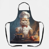 Kat Chef Cooking Delights Schort (Voorkant)