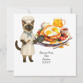 Kat Chef Kookfeest voor Kattenliefhebbers Kaart