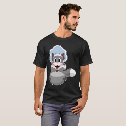 Kat Chef Kookpot T-shirt (Voorkant volledig)
