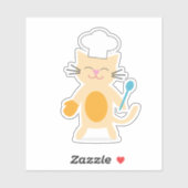 Kat Chef Sticker (Vel)