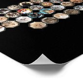 Kat Chemistry Pun Periodic Table Purriodia Poster (Hoek)