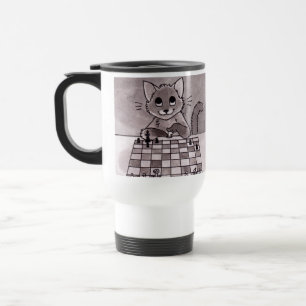 Kat Chess Travel Mug Reisbeker