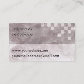 Kat Chess Visitekaartje (Achterkant)