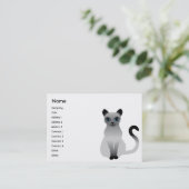 Kat - Chubby Visitekaartje (Staand voorkant)