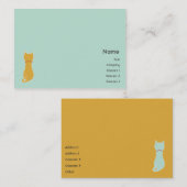 Kat - Chubby Visitekaartje (Voorkant / Achterkant)