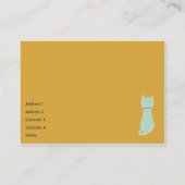 Kat - Chubby Visitekaartje (Achterkant)