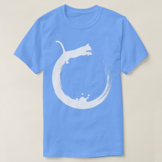 Kat cirkel kunst t-shirt (Design voorkant)