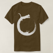 Kat cirkel kunst t-shirt (Design voorkant)