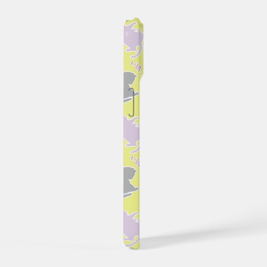 Kat Citroen Groen iPhone 15 Case (Rechterkant)