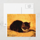 kat-clip-art-11 briefkaart (Voorkant / Achterkant)
