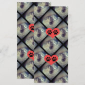 Kat Collage met PawPrints van Shirley Taylor (Voorkant / Achterkant)