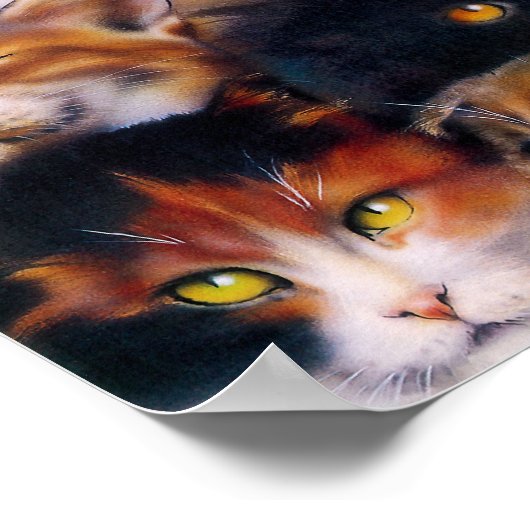 Kat Collage Poster (Hoek)